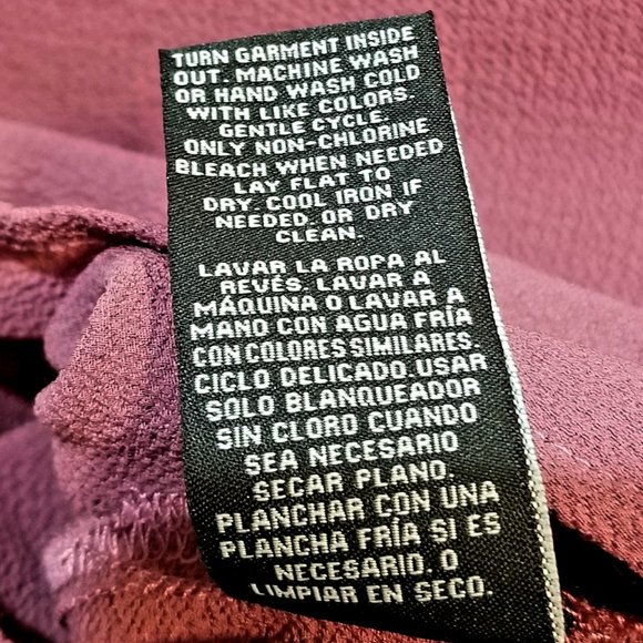 ZAK & RACHEL MAROON TOP LARGE - Picture 4 of 5